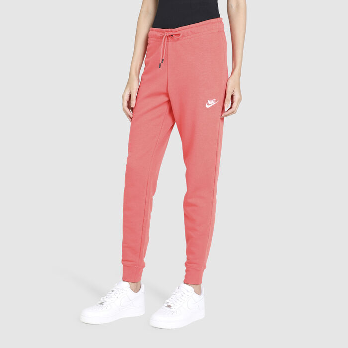 Buy Nike Women's Sportswear Essential Mid-Rise Fleece Sweatpants Orange in  KSA -SSS