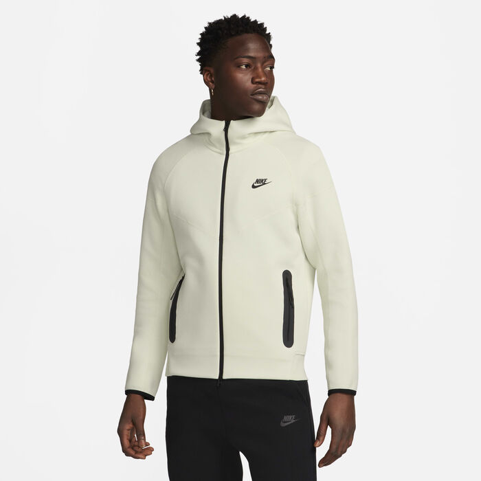 Nike Men's Sportswear Tech Fleece Windrunner Full-Zip Hoodie Ivory image number 0