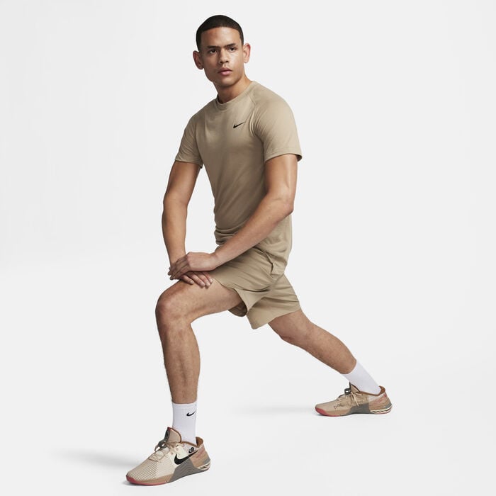 Nike Men's Dri-FIT Flex Rep Training Top Beige Nike Men's Dri-FIT Flex Rep Training Top Beige image number 7
