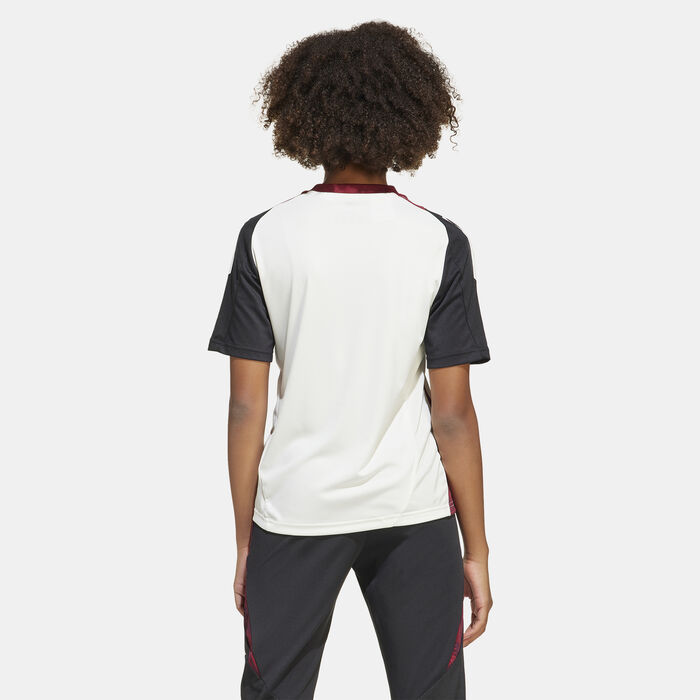 adidas Kids' Manchester United Tiro 24 Football Training Top Black adidas Kids' Manchester United Tiro 24 Football Training Top Black image number 1
