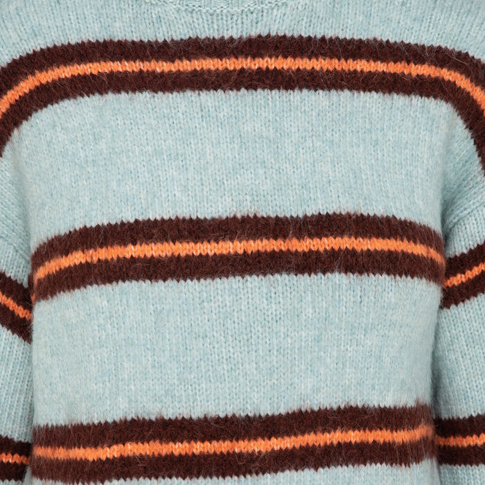 Vans Women's Suzie Stripe Sweater Grey image number 2