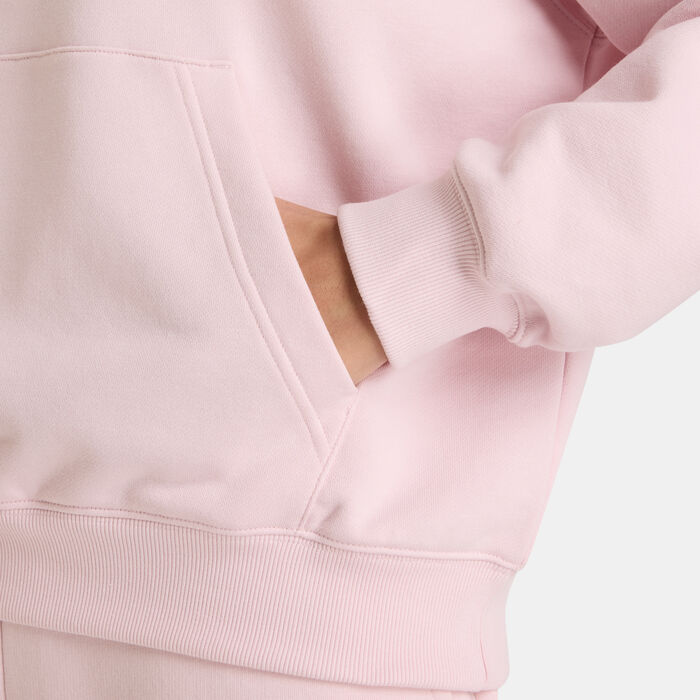 New Balance Women's Sport Essentials French Terry Hoodie Pink New Balance Women's Sport Essentials French Terry Hoodie Pink image number 4