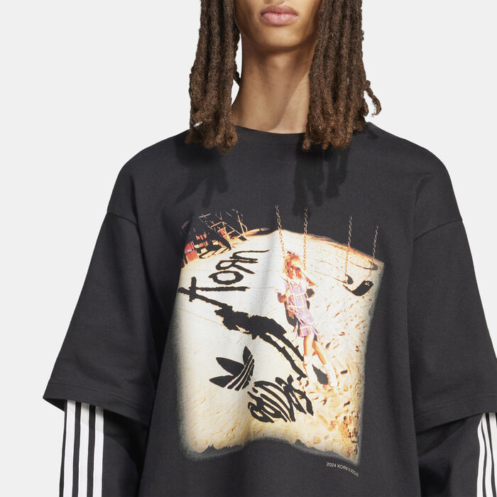 adidas Men's Korn T-Shirt Black adidas Men's Korn T-Shirt Black image number 4