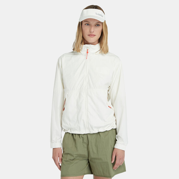 Timberland Women's Anti-UV Windbreaker Hoodie White image number 0