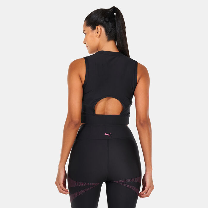PUMA Women's Eversculpt Fitted Training Tank Top Black image number 1