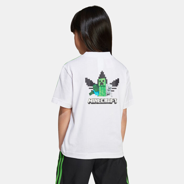 adidas Originals Kids' Minecraft T-Shirt White image number 1