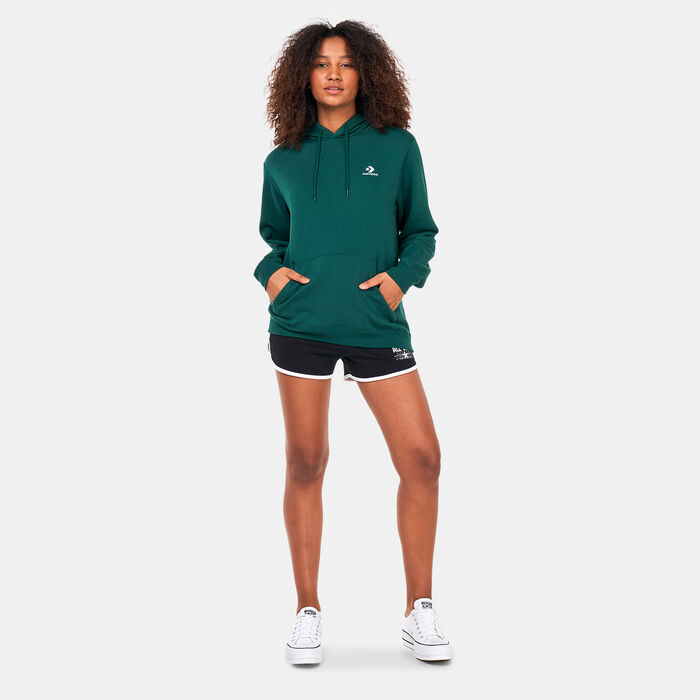 Converse Star Chevron Embroidered Classic Hoodie Green Converse Star Chevron Embroidered Classic Hoodie Green image number 3