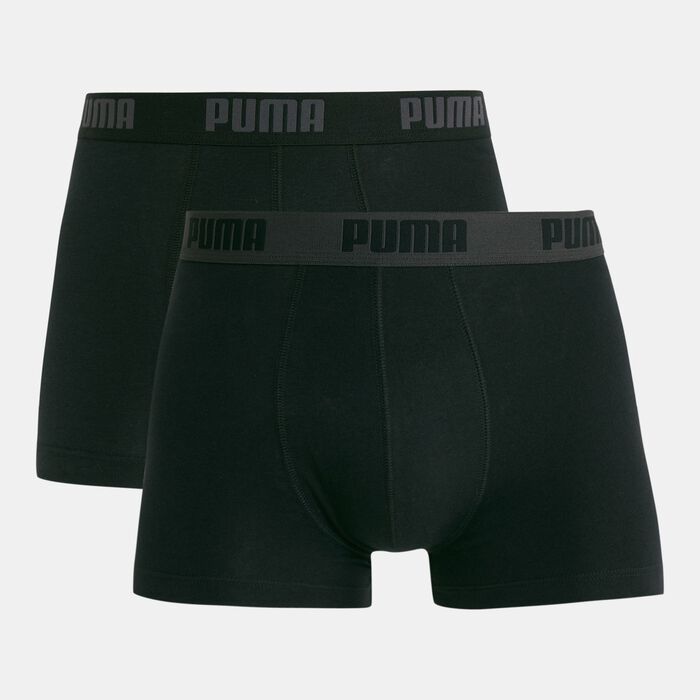 PUMA Men's Basic Boxers (2 Pack) Black PUMA Men's Basic Boxers (2 Pack) Black image number 0