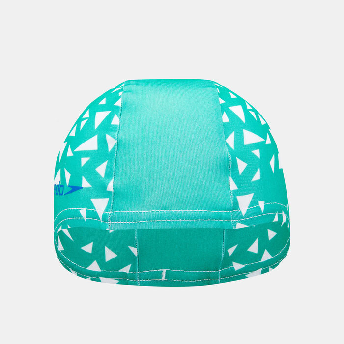 Speedo Kids' Printed Polyester Swimming Cap Green Speedo Kids' Printed Polyester Swimming Cap Green image number 0