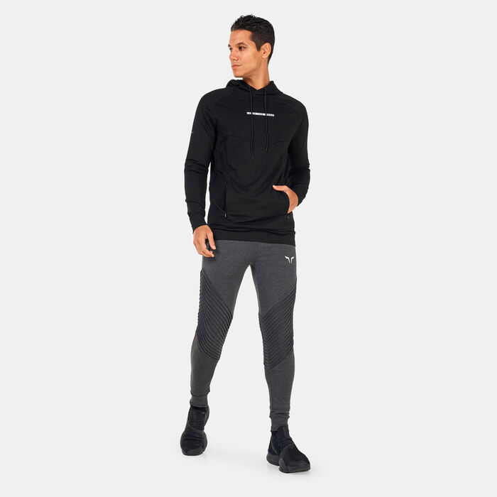 SQUATWOLF Men's Statement Ribbed Joggers Grey SQUATWOLF Men's Statement Ribbed Joggers Grey image number 2
