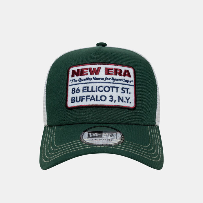New Era Men's Vintage 9FORTY A-Frame Trucker Cap Green New Era Men's Vintage 9FORTY A-Frame Trucker Cap Green image number 0