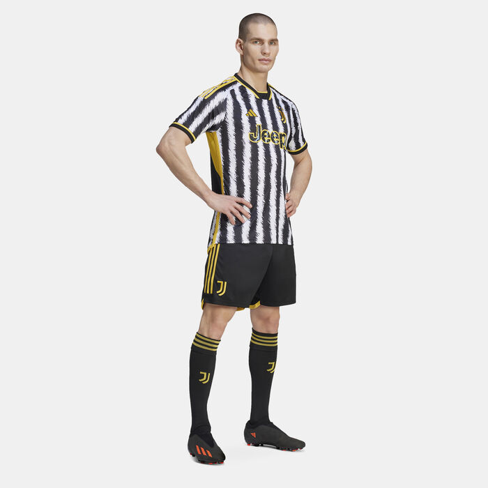 adidas Men's Juventus Home Shorts - 2023/24 Black image number 2
