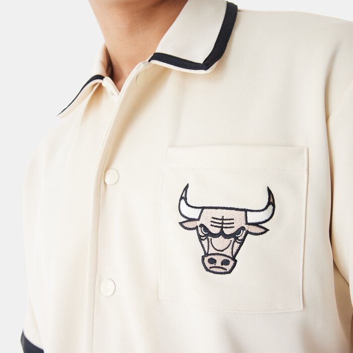 New Era Men's NBA Chicago Bulls Shirt Beige New Era Men's NBA Chicago Bulls Shirt Beige image number 5
