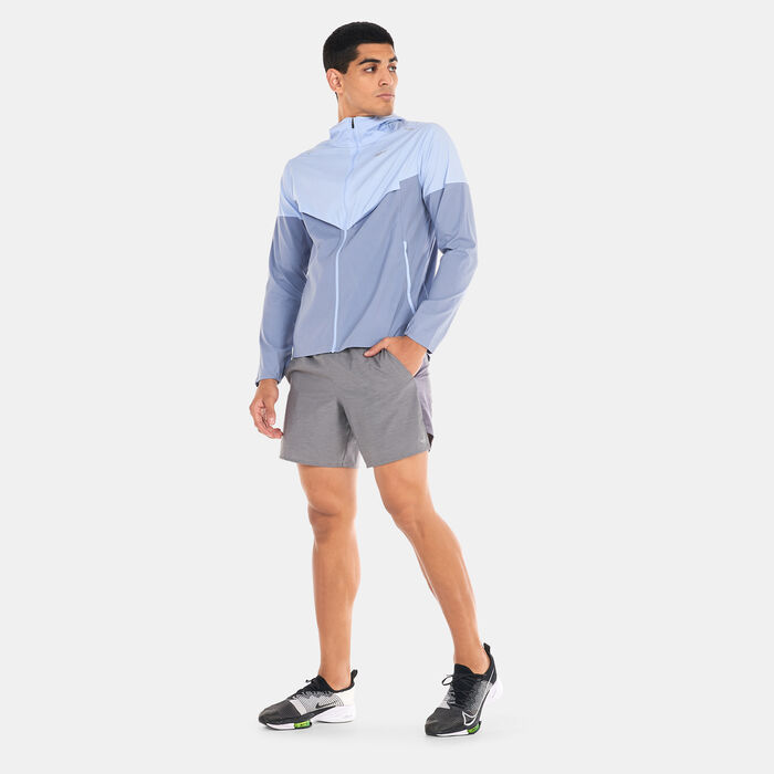 Nike Men's Windrunner Running Jacket Blue image number 2