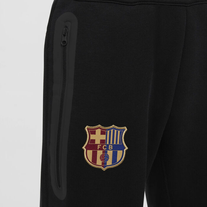 Nike Kids' F.C. Barcelona Tech Fleece Football Pants Black Nike Kids' F.C. Barcelona Tech Fleece Football Pants Black image number 3
