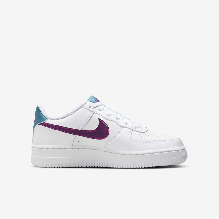 Nike Kids' Air Force 1 Shoes White image number 2