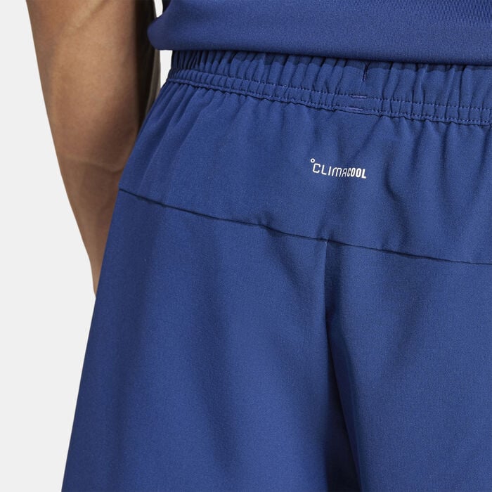 adidas Men's D4T Legacy Training Shorts Blue adidas Men's D4T Legacy Training Shorts Blue image number 4