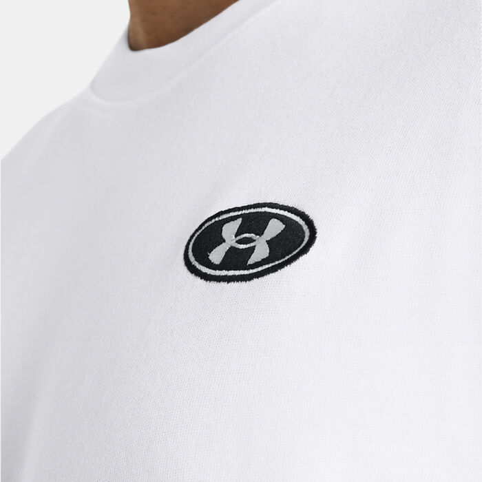 Under Armour Men's Chest Patch T-Shirt White Under Armour Men's Chest Patch T-Shirt White image number 3