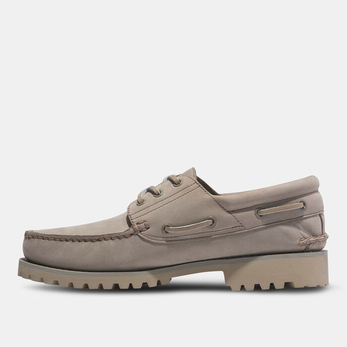 Timberland Men's Authentic Boat Shoes Beige Timberland Men's Authentic Boat Shoes Beige image number 2