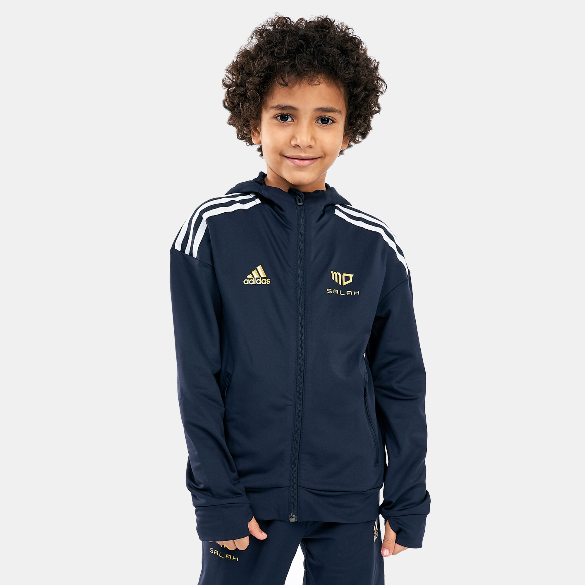 Adidas youth deals zip hoodie