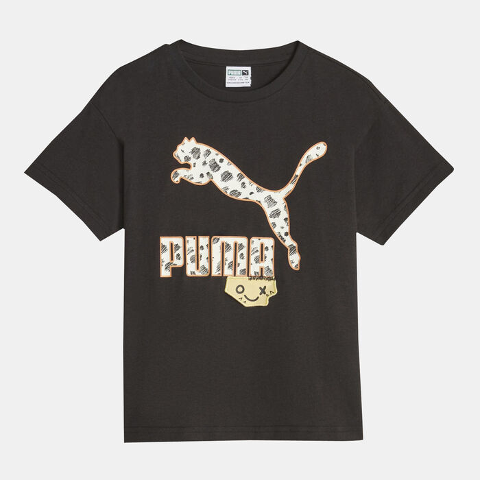 PUMA Kids' Classics Mix Match T-Shirt Black PUMA Kids' Classics Mix Match T-Shirt Black image number 0
