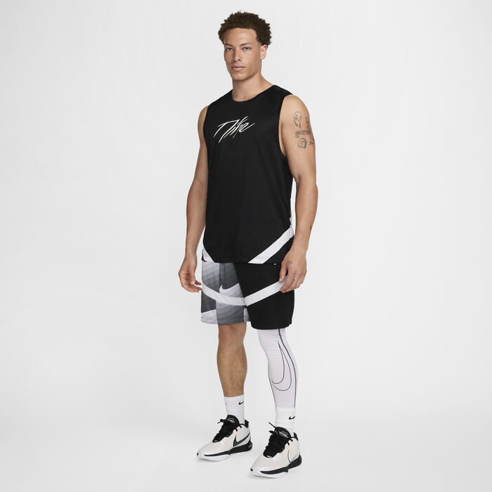 Nike Men's Icon Dri-FIT Basketball Jersey Black image number 4