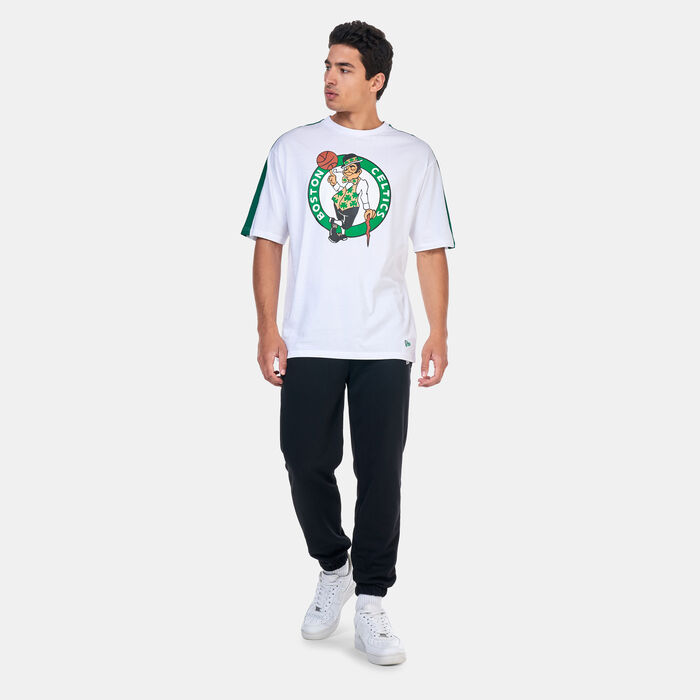 New Era Men's NBA Boston Celtics Colourblock T-Shirt White New Era Men's NBA Boston Celtics Colourblock T-Shirt White image number 2