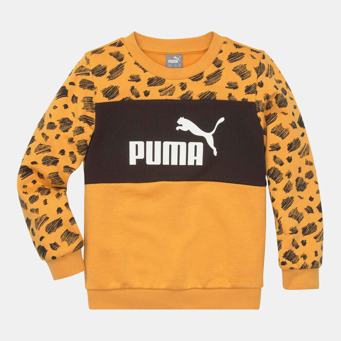 PUMA Kids' Essentials Mates Crew Sweatshirt Orange PUMA Kids' Essentials Mates Crew Sweatshirt Orange image number 0