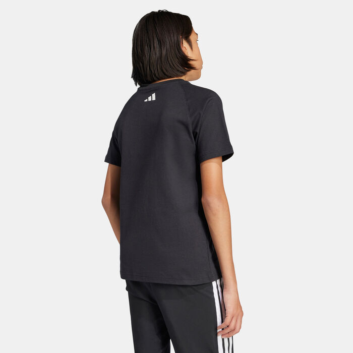 adidas Kids' Emerging Harmony Graphic T-Shirt Black adidas Kids' Emerging Harmony Graphic T-Shirt Black image number 1