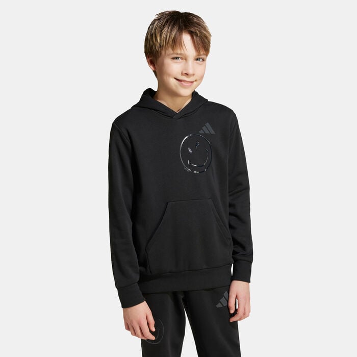adidas Kids' adidas X SmileyWorld Hoodie Black adidas Kids' adidas X SmileyWorld Hoodie Black image number 0