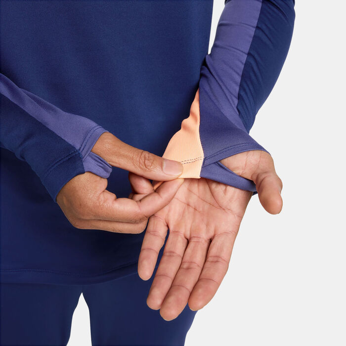 Nike Men's Strike Dri-FIT 1/2-Zip Football Drill Top Blue image number 5