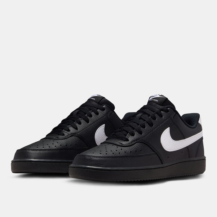 Nike Men's Court Vision Low Shoes Black image number 1