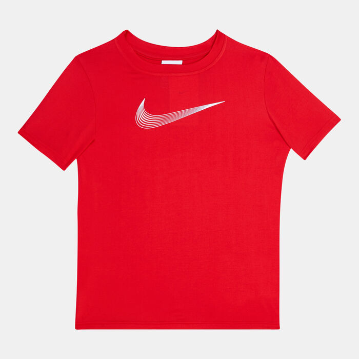 Nike Kids’ Dri-Fit Training T-Shirt (Older Kids) Red Nike Kids’ Dri-Fit Training T-Shirt (Older Kids) Red image number 0