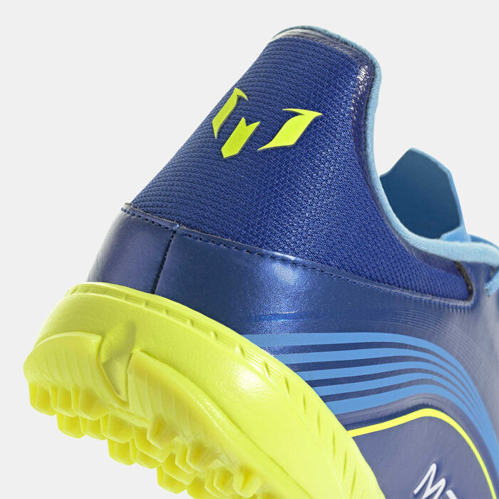 adidas Men's F50 Messi League Turf Ground Football Shoes Blue adidas Men's F50 Messi League Turf Ground Football Shoes Blue image number 5