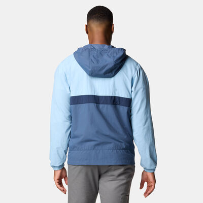 Columbia Men's Spire Valley Windbreaker Hoodie Blue