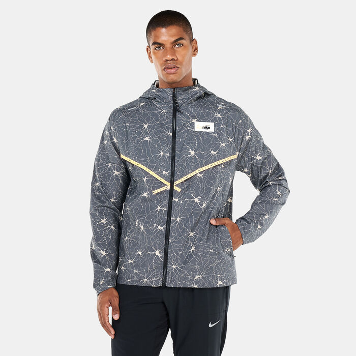 Nike Men's Repel UV D.Y.E Windrunner Jacket Grey Nike Men's Repel UV D.Y.E Windrunner Jacket Grey image number 0