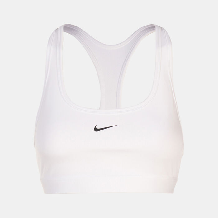 Nike Women's Swoosh Light-Support Training Sports Bra White Nike Women's Swoosh Light-Support Training Sports Bra White image number 0