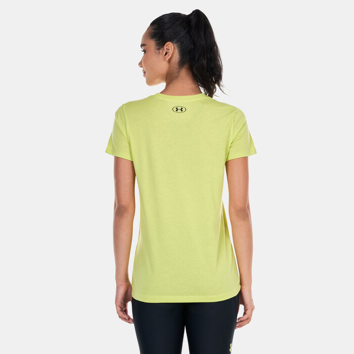 Under Armour Women's Sportstyle T-Shirt yellow Under Armour Women's Sportstyle T-Shirt yellow image number 1
