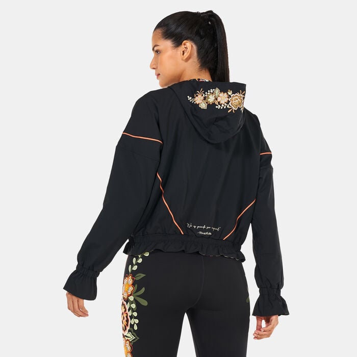PUMA Women's X Frida Khalo Reversible Jacket Black PUMA Women's X Frida Khalo Reversible Jacket Black image number 1