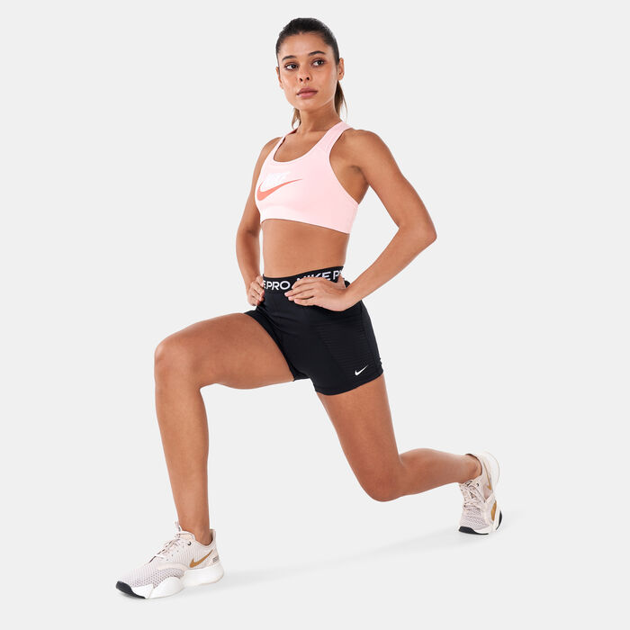 Nike Women's Pro Dri-FIT SSNL 3-Inch Shorts White Nike Women's Pro Dri-FIT SSNL 3-Inch Shorts White image number 2
