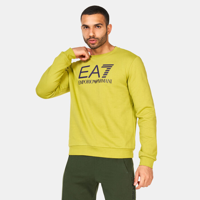 EA7 Emporio Armani Men's Logo Pack Sweatshirt Green EA7 Emporio Armani Men's Logo Pack Sweatshirt Green image number 0