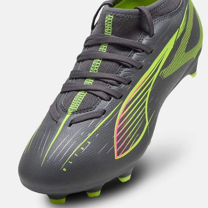 PUMA Kids' ULTRA 5 MATCH Firm Ground/Artificial Ground Football Shoes yellow image number 4