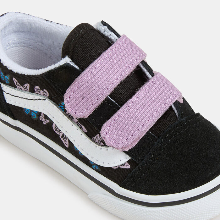 Vans Kids' Old Skool Velcro Shoes (Baby and Toddler) Black Vans Kids' Old Skool Velcro Shoes (Baby and Toddler) Black image number 3