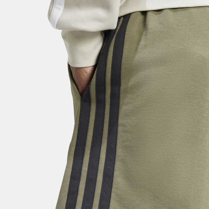 adidas Men's Essentials 3-Stripes Shorts Green adidas Men's Essentials 3-Stripes Shorts Green image number 4