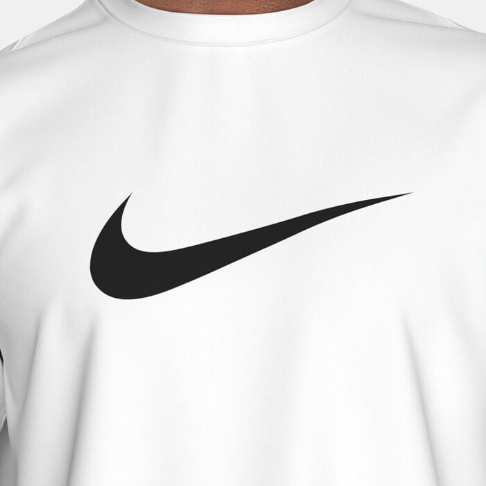 Nike Swim Men's Swim Better Icon Hydro Rashguard White Nike Swim Men's Swim Better Icon Hydro Rashguard White image number 3