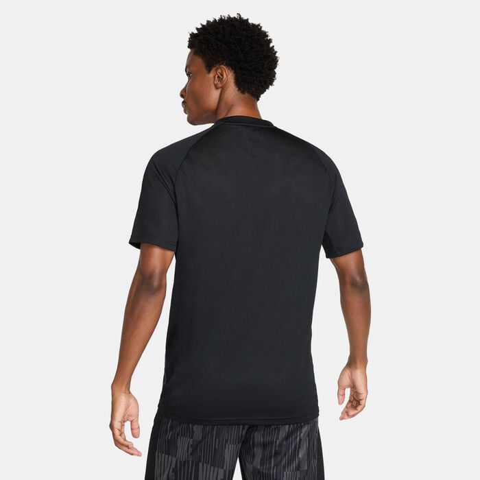 Nike Men's Academy+ Dri-FIT Football Top Black Nike Men's Academy+ Dri-FIT Football Top Black image number 1