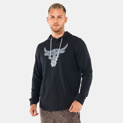 Under Armour Men's Project Rock Terry Hoodie Black