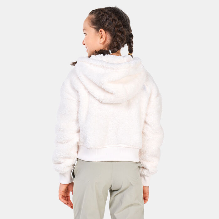 The North Face Kids’ Suave Oso Full-Zip Hooded Jacket White The North Face Kids’ Suave Oso Full-Zip Hooded Jacket White image number 1