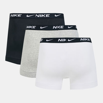 Nike Men's Trunk Briefs (3 Pack) White Nike Men's Trunk Briefs (3 Pack) White