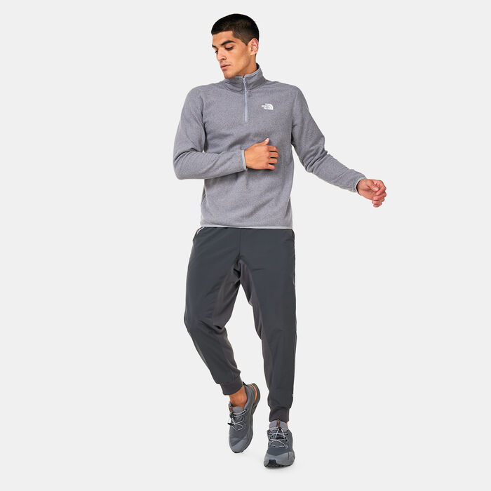 The North Face Men's 100 Glacier Sweatshirt Grey The North Face Men's 100 Glacier Sweatshirt Grey image number 2